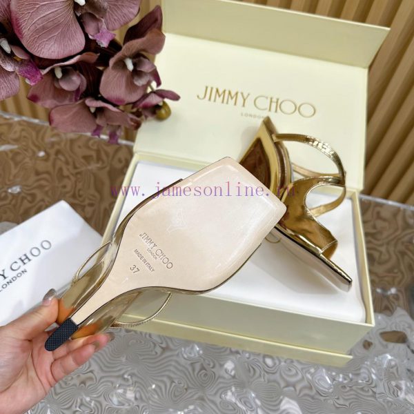 2024 SSJIMMY CHOO Dinner High Heel Sandals/Single Shoes——————————Top tierThe Australian poina07ni8gm - Image 10