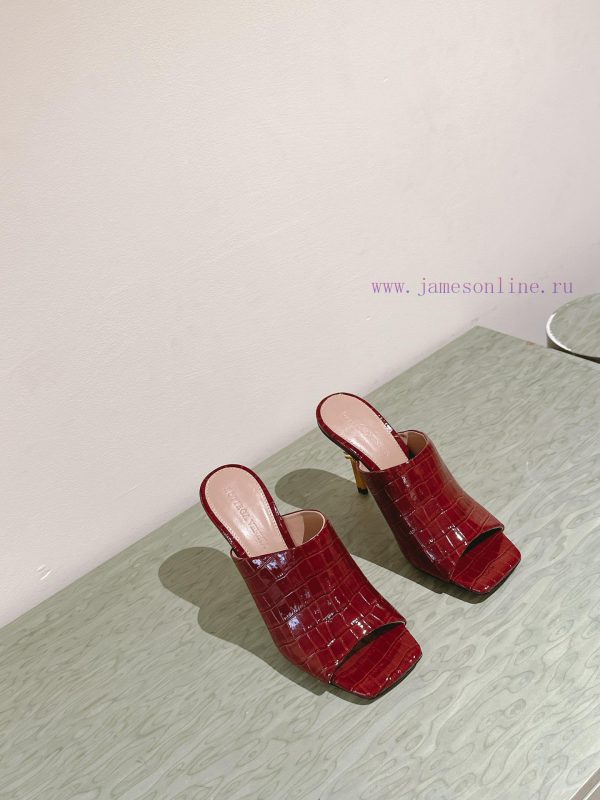 | ²⁰²4 ??  ?? BV Knot series metal heel slippers with high heels~Original version and 8.5 1:624zf8i2 - Image 8