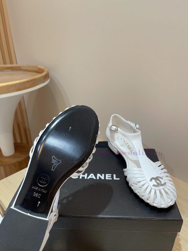 -24Fw new Chanel Roman flat sandalsCute enough to explode, rich heiress instantly looks retrth7q40ui - Image 10