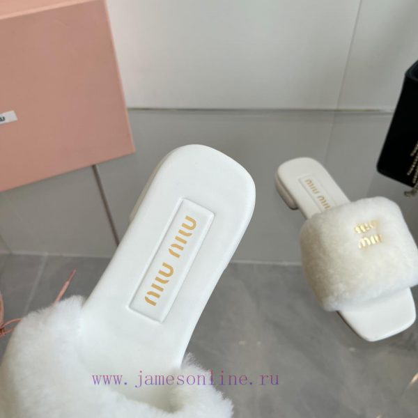 2 ⃣ ️0 ⃣ ️2 ⃣ ️4 ️⃣Miumi*ss New autumn and winter flat wool slippersTop tier—————————Zp's dew06zwjx6 - Image 6