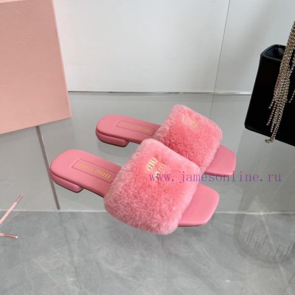 2 ⃣ ️0 ⃣ ️2 ⃣ ️4 ️⃣Miumi*ss New autumn and winter flat wool slippersTop tier—————————Zp's deos8fzuh6 - Image 4