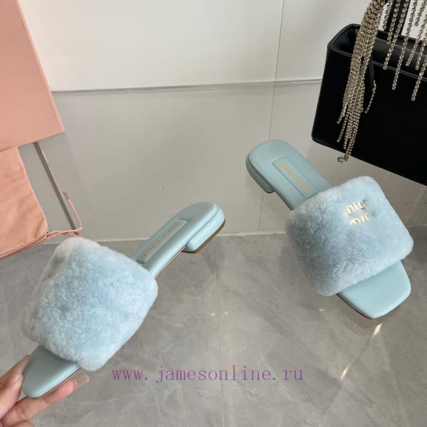 2 ⃣ ️0 ⃣ ️2 ⃣ ️4 ️⃣Miumi*ss New autumn and winter flat wool slippersTop tier—————————Zp's dezpw6zigj - Image 5