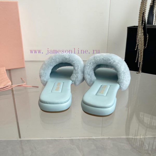 2 ⃣ ️0 ⃣ ️2 ⃣ ️4 ️⃣Miumi*ss New autumn and winter flat wool slippersTop tier—————————Zp's dezpw6zigj - Image 6