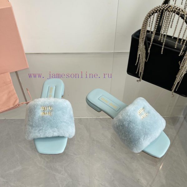 2 ⃣ ️0 ⃣ ️2 ⃣ ️4 ️⃣Miumi*ss New autumn and winter flat wool slippersTop tier—————————Zp's dezpw6zigj - Image 7