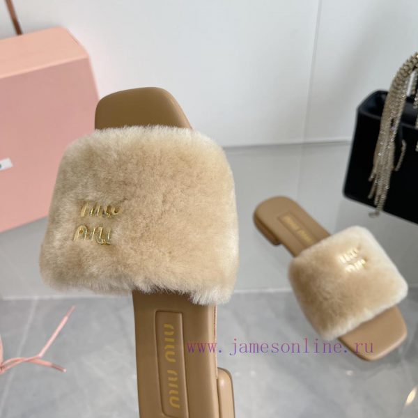 2 ⃣ ️0 ⃣ ️2 ⃣ ️4 ️⃣Miumi*ss New autumn and winter flat wool slippersTop tier—————————Zp's deqgus6moy - Image 6