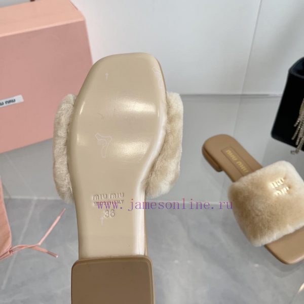 2 ⃣ ️0 ⃣ ️2 ⃣ ️4 ️⃣Miumi*ss New autumn and winter flat wool slippersTop tier—————————Zp's deqgus6moy - Image 10