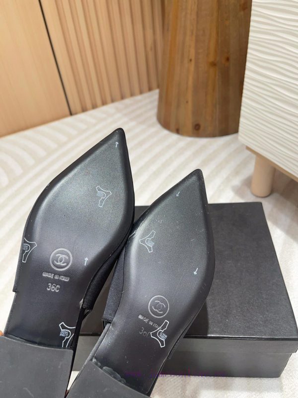 -24FW new Chanel pearl buckle flat/high-heeled sandalsDouble C color bead buckle design, suikyjdnexg - Image 7