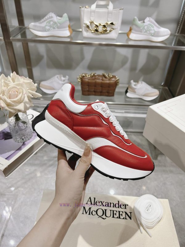 Top tierALEXANDER MCQUEEN/Alexander McQueen 2024 Spring/Summer Men's Sprint Sport Couple's Spxl35lgf