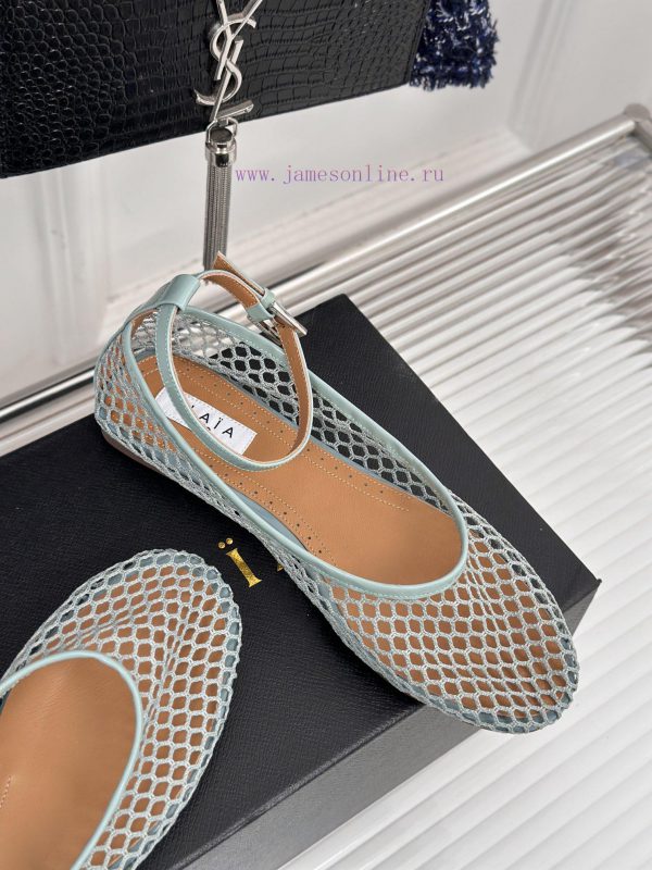 AlAIA | Classic retro mesh Mary Jane shoes from AlAIAFull of girlish style, with both modern5ckf5qd5 - Image 6