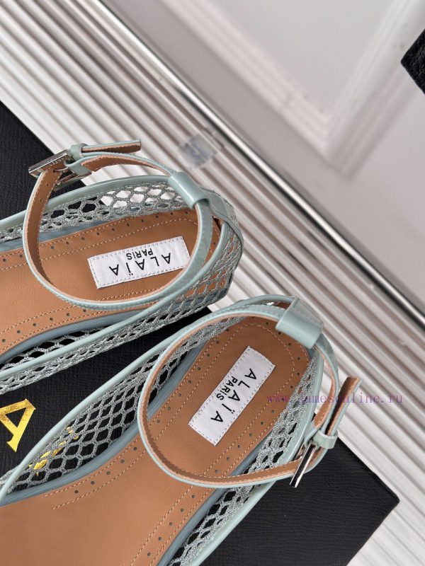 AlAIA | Classic retro mesh Mary Jane shoes from AlAIAFull of girlish style, with both modern5ckf5qd5 - Image 9