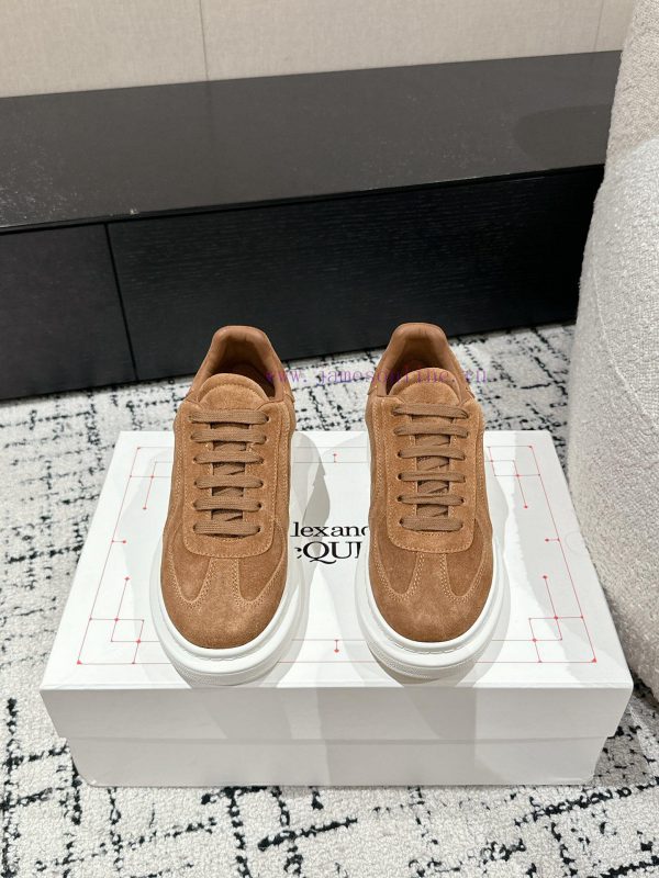 Top tierAIexanderMcQueen 24/Latest Couple Thick Bottom Casual White ShoesOriginal developmenwfu4g0gm