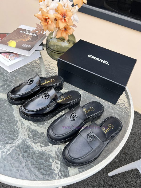 Yuan ️??????? 4B Chanel high school retro loafersChanel's Granny Chanel is a big head loafer2ox3r0zq
