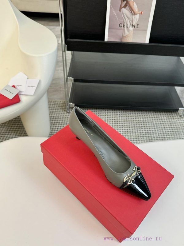 Salvatore Ferragamo 25 Early Spring Collection New Product Iconic Bow Hardware Buckle Thick 73d8vips - Image 3