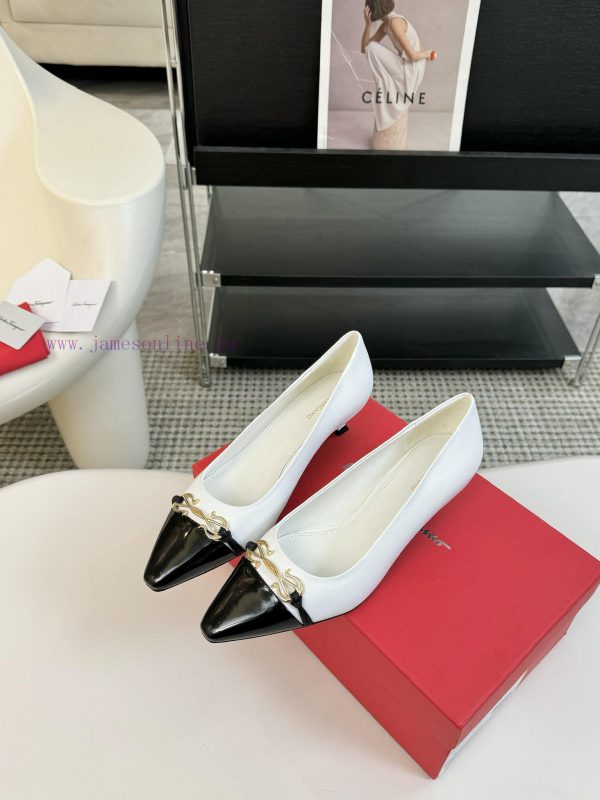 Salvatore Ferragamo 25 Early Spring Collection New Product Iconic Bow Hardware Buckle Thick k9y6md8t - Image 4