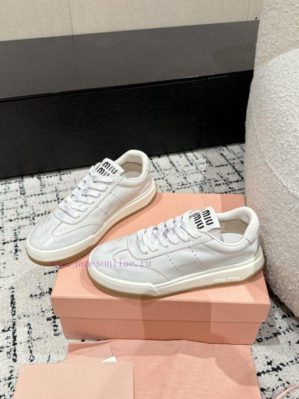 Top tierMIUMIU | Miu Miu 24/New American Retro Style Casual ShoesA must-have for hot and dirtv3dk1bn - Image 4