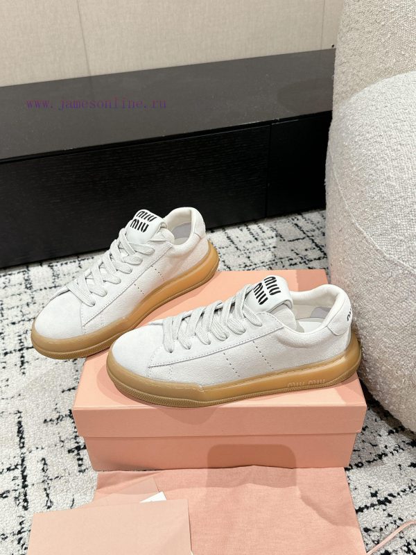 Top tierMIUMIU | Miu Miu 24/New American Retro Style Casual ShoesA must-have for hot and dirh1p5z5sw - Image 4