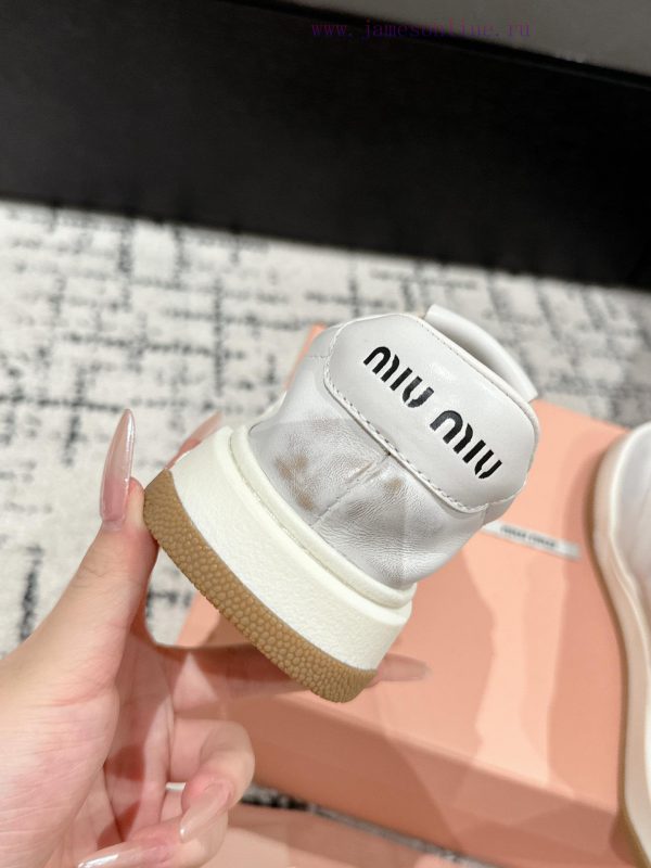Top tierMIUMIU | Miu Miu 24/New American Retro Style Casual ShoesA must-have for hot and dirtv3dk1bn - Image 9