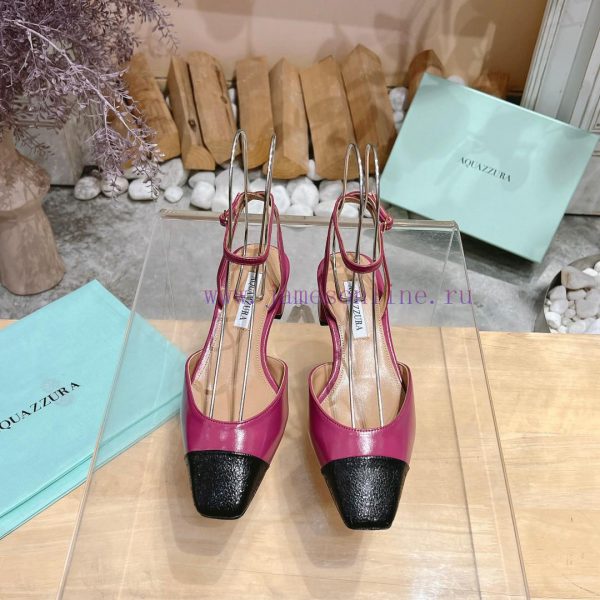 ????????? ????  ? Top notch square toe women's high heels, this "FrenchFlirt" mid heel shoe 81kf4pop