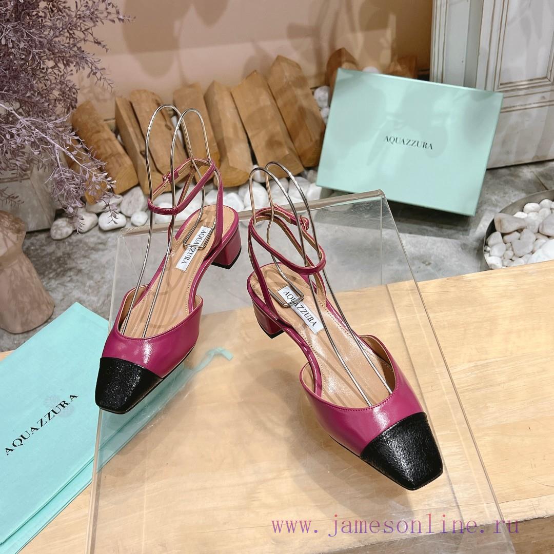 ????????? ???? ? Top notch square toe women's high heels, this "FrenchFlirt" mid heel shoe 81kf4pop - Image 3