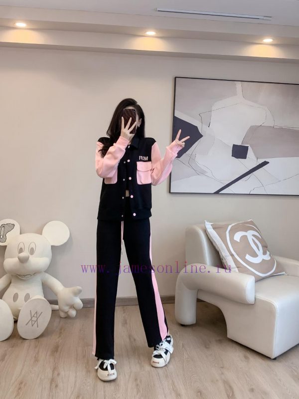 Autumn and winter coat long pants set spandex polyester fiber 90 52 64 97 small size data, i pf16pf40