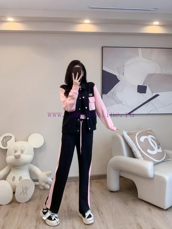 Autumn and winter coat long pants set spandex polyester fiber 90 52 64 97 small size data, i pf16pf40 - Image 3