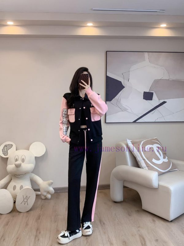 Autumn and winter coat long pants set spandex polyester fiber 90 52 64 97 small size data, i pf16pf40 - Image 4