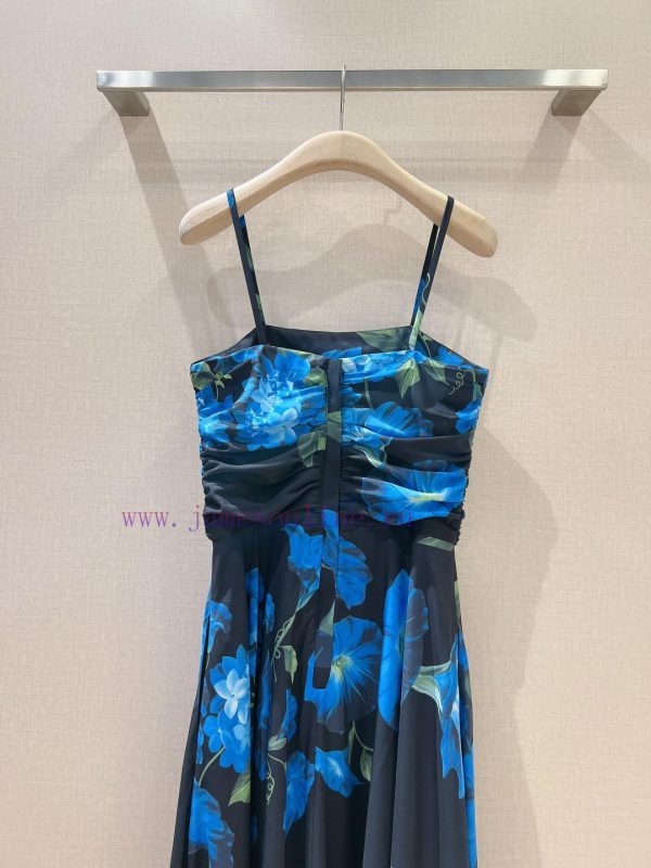 Du Jia Edition Na 2024 New Edition~100% polyester camisole dressLarge area positioning print 9ltt9t3z - Image 6