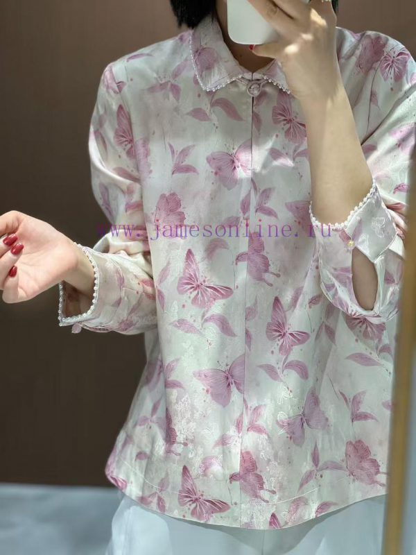 New popular items on saleBeaded doll collar playful butterfly flower double-layer topIngredi 90291jge