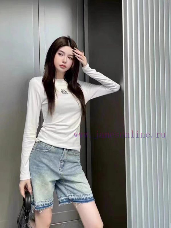 Loewe/Loewe New Style Simple Fashion Classic Fashion Versatile Long Sleeve Embroidered Logo qgvhk5uk