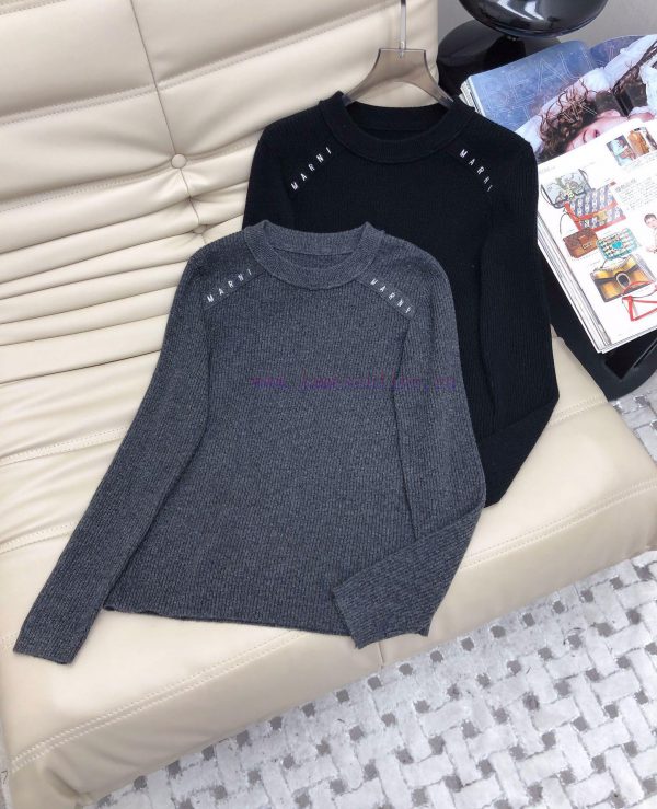 24 year new round neck letter pattern wool sweater, casual and age reducing style, customize 000wzwyz - Image 3