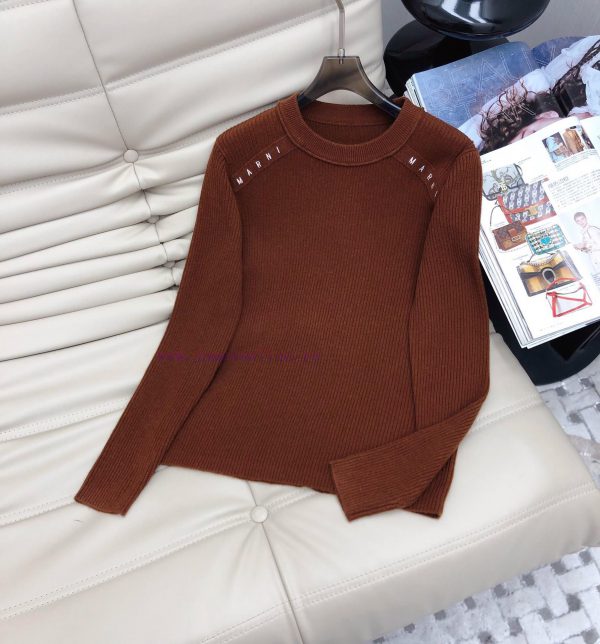 24 year new round neck letter pattern wool sweater, casual and age reducing style, customize 000wzwyz - Image 5