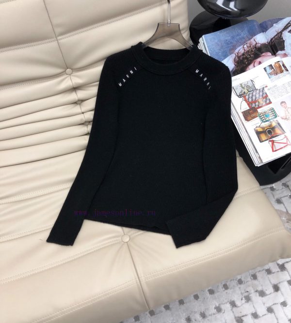 24 year new round neck letter pattern wool sweater, casual and age reducing style, customize 000wzwyz - Image 6