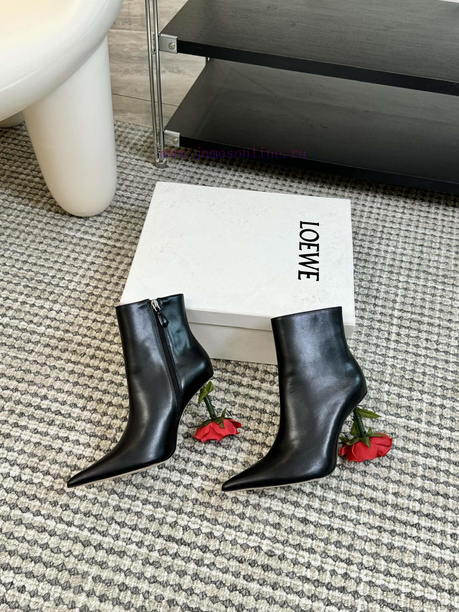 παντοφλεσ στα αγγλικα | Loewe 2024 New Autumn/Winter Fashion Show Balloon And Short Boots ️ Artwork Worn On The Feet Wi ewy86v6o | παπουτσια παιδικα καλοκαιρινα - Image 6
