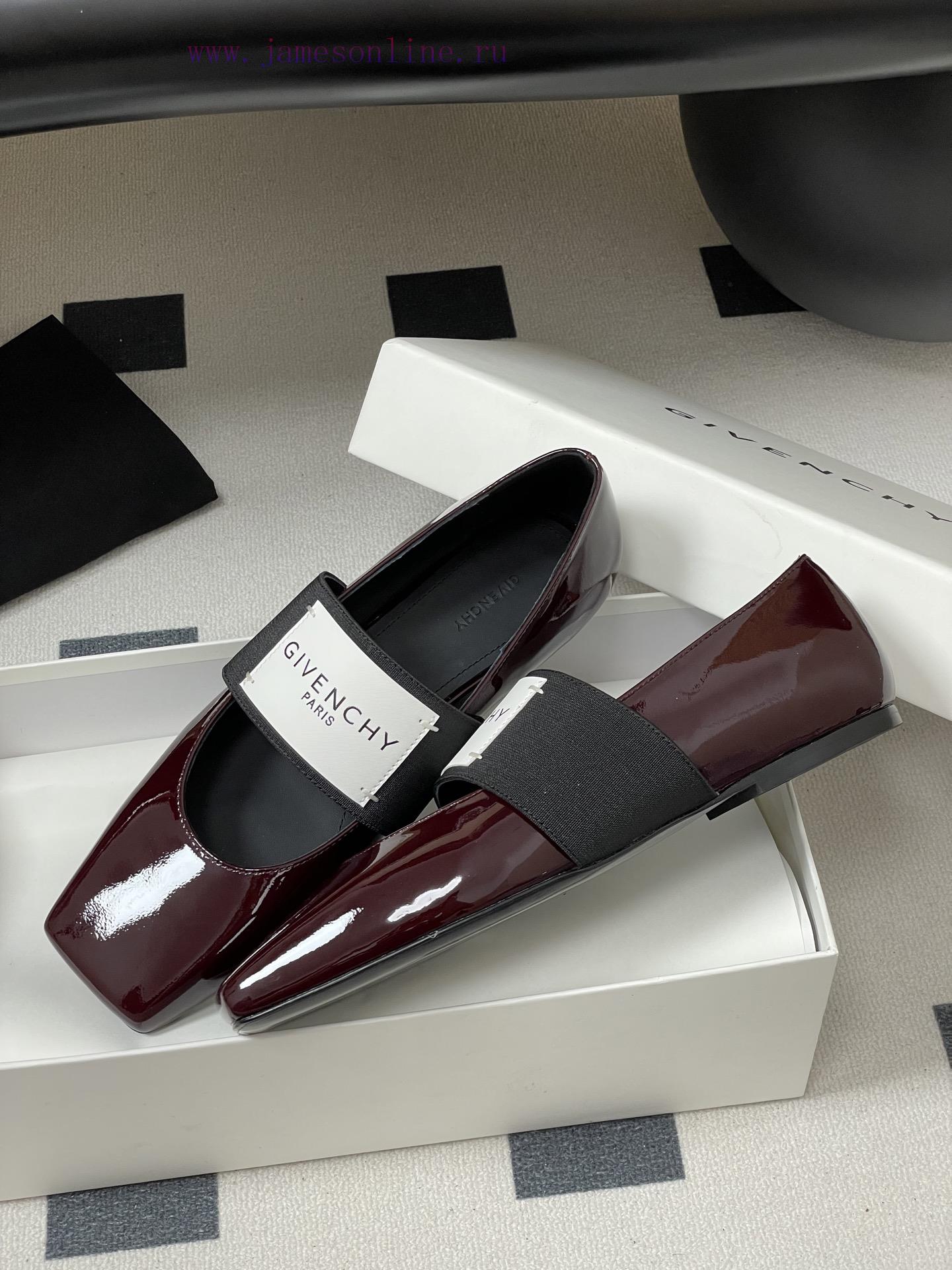 87 mules | 2025Fw Early Autumn New GIVENCHY Givenchy Zhang Ruonan Same Style Sliced Square Ballet Flat Sho lqkf7p9m | 3 τα παπουτσια της φρανυ - Image 5