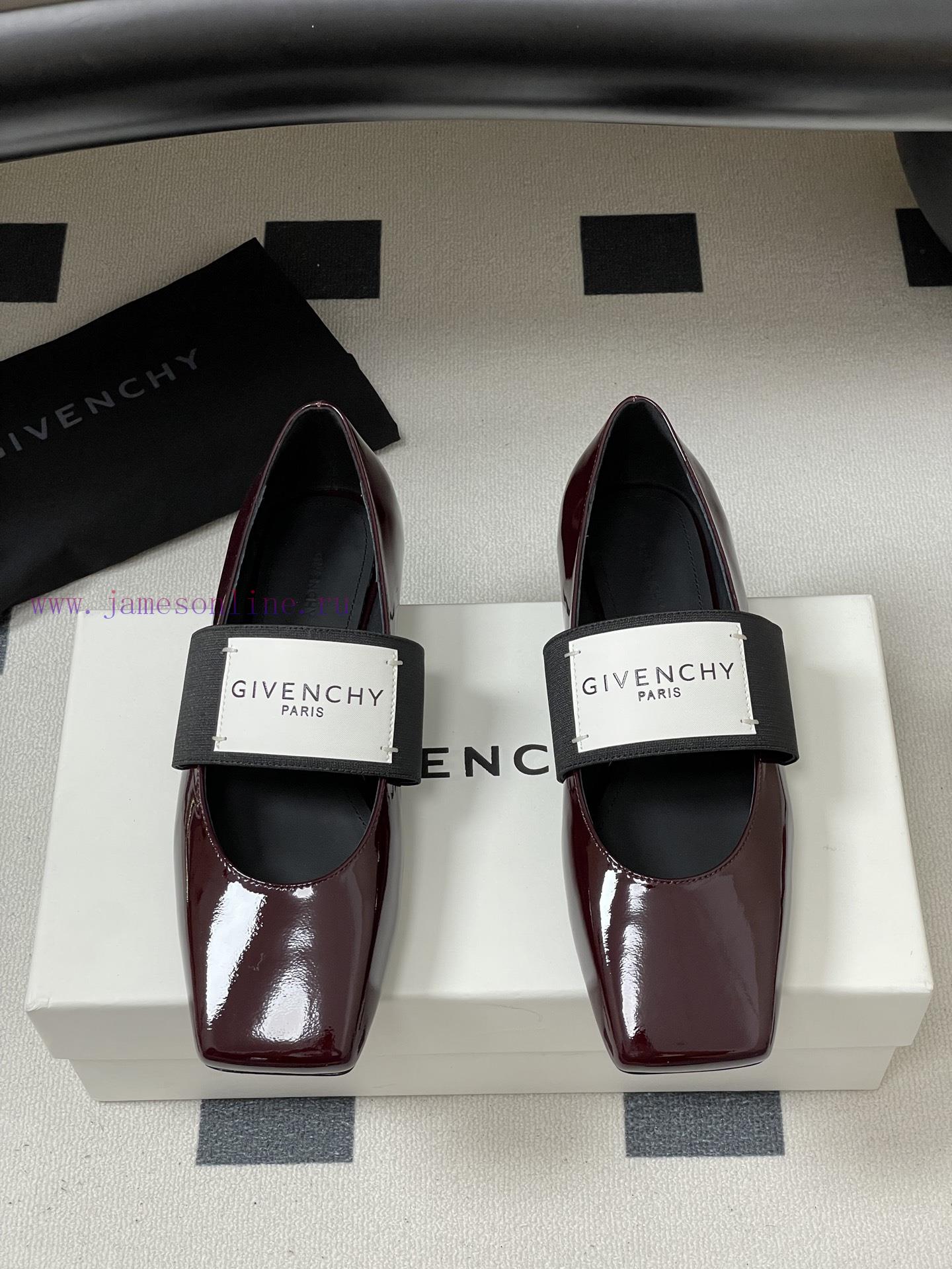87 mules | 2025Fw Early Autumn New GIVENCHY Givenchy Zhang Ruonan Same Style Sliced Square Ballet Flat Sho lqkf7p9m | 3 τα παπουτσια της φρανυ - Image 6