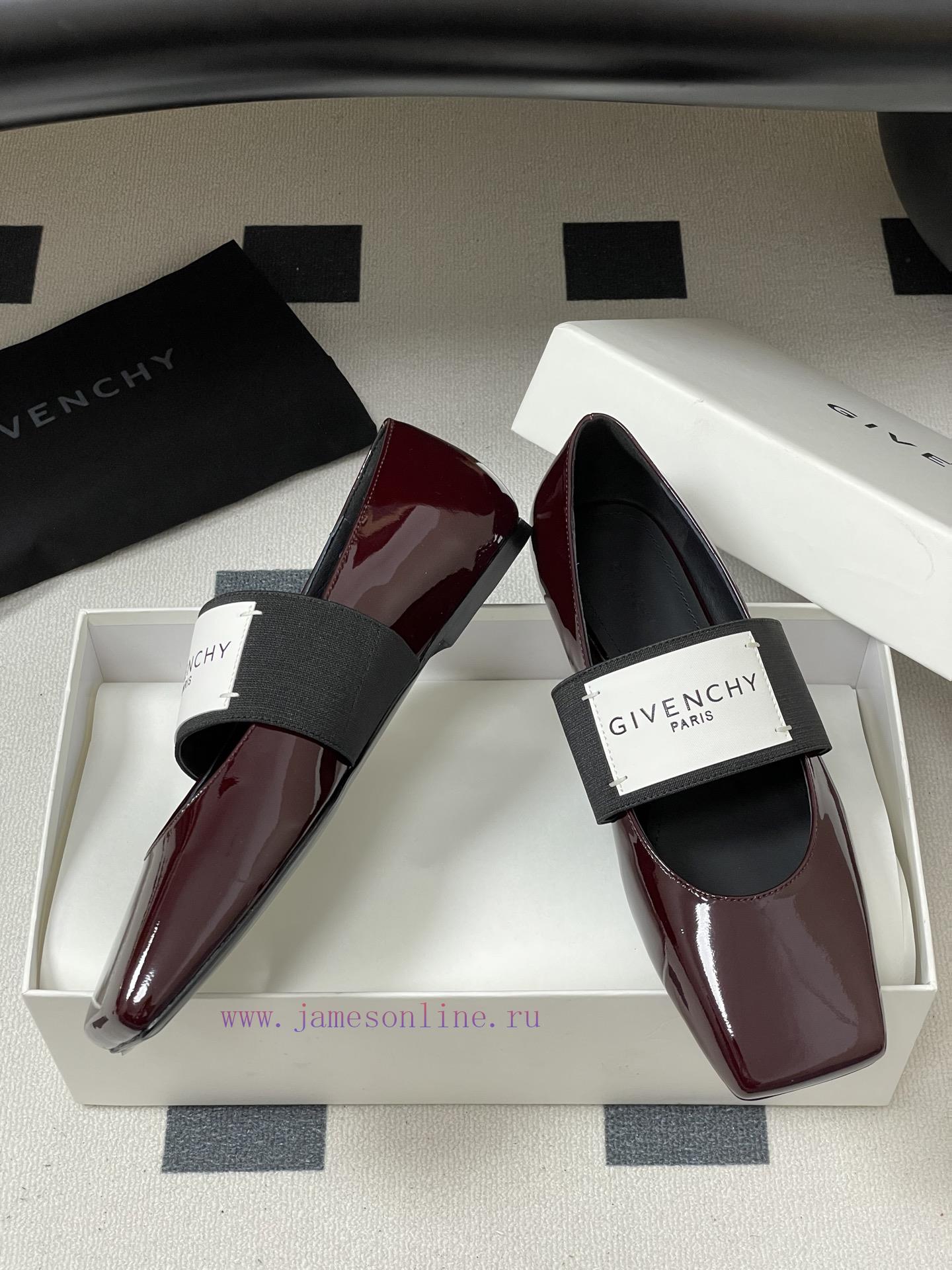 87 mules | 2025Fw Early Autumn New GIVENCHY Givenchy Zhang Ruonan Same Style Sliced Square Ballet Flat Sho lqkf7p9m | 3 τα παπουτσια της φρανυ - Image 7