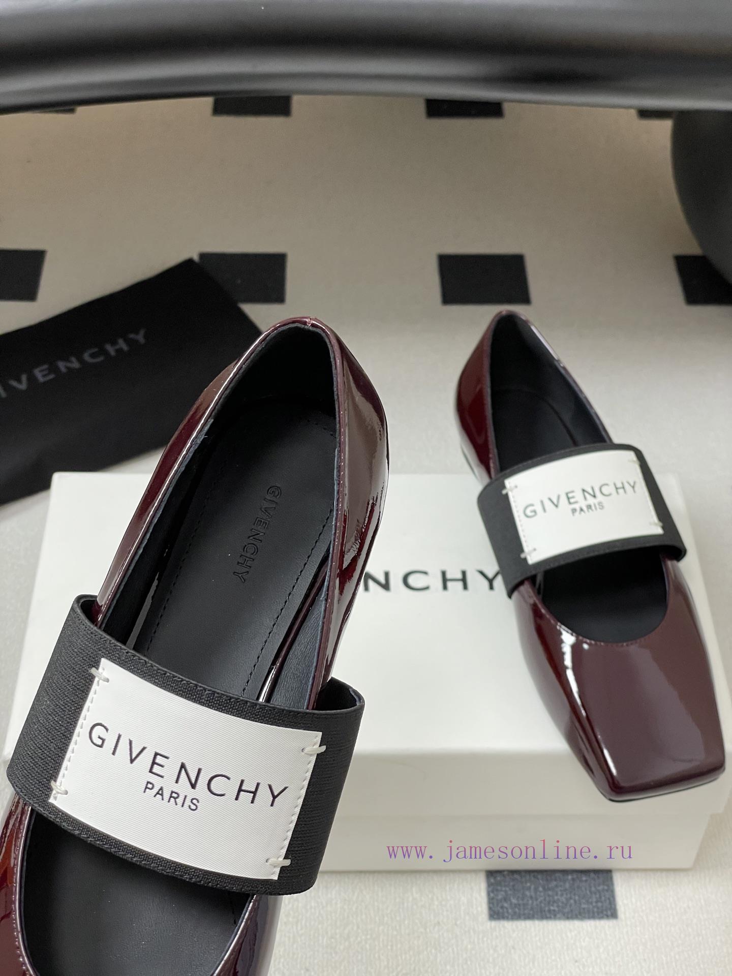 87 mules | 2025Fw Early Autumn New GIVENCHY Givenchy Zhang Ruonan Same Style Sliced Square Ballet Flat Sho lqkf7p9m | 3 τα παπουτσια της φρανυ - Image 8