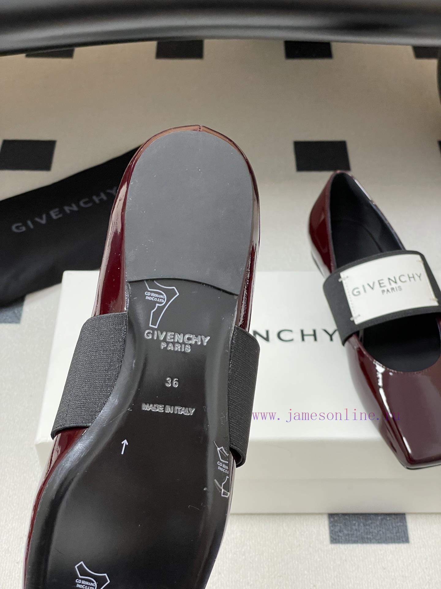 87 mules | 2025Fw Early Autumn New GIVENCHY Givenchy Zhang Ruonan Same Style Sliced Square Ballet Flat Sho lqkf7p9m | 3 τα παπουτσια της φρανυ - Image 9