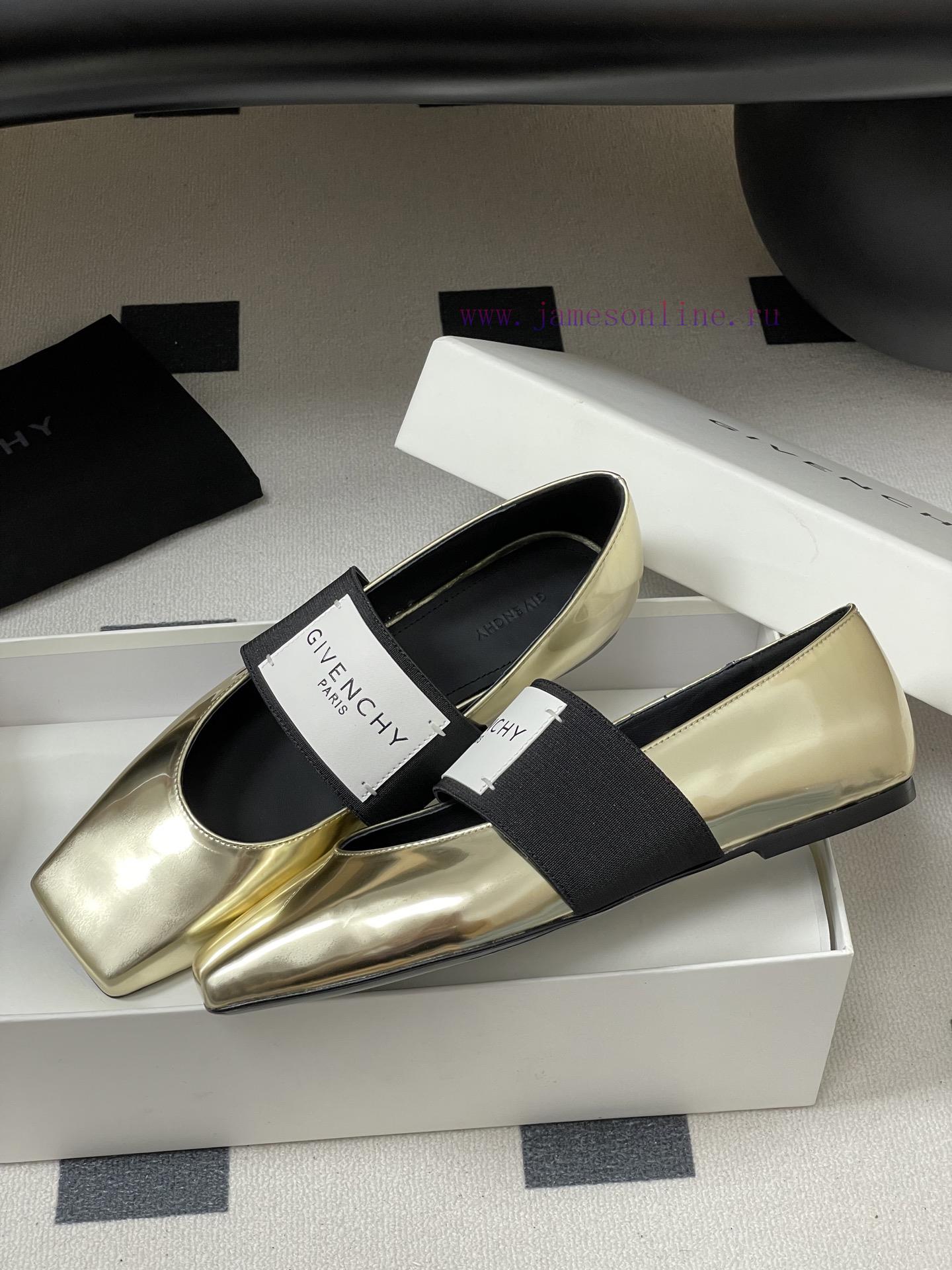 dunlop μποτες ασφαλειας | 2025Fw Early Autumn New GIVENCHY Givenchy Zhang Ruonan Same Style Sliced Square Ballet Flat Sho 8fewrul2 | γκουλη μποτακια χρωμα μπλε - Image 5