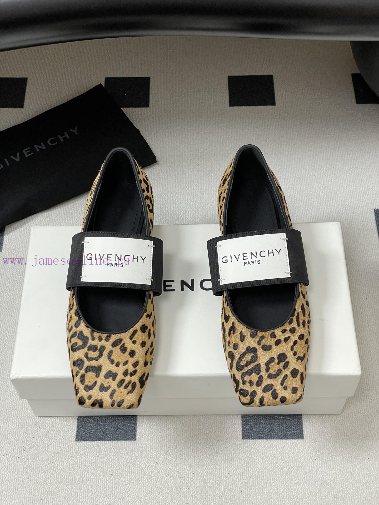 τιμπερλαντ γυναικεια παπουτσια | 2025Fw Early Autumn New GIVENCHY Givenchy Zhang Ruonan Same Style Sliced Square Ballet Flat Sho bzcdrsvd | air force παπουτσια κοντα - Image 6