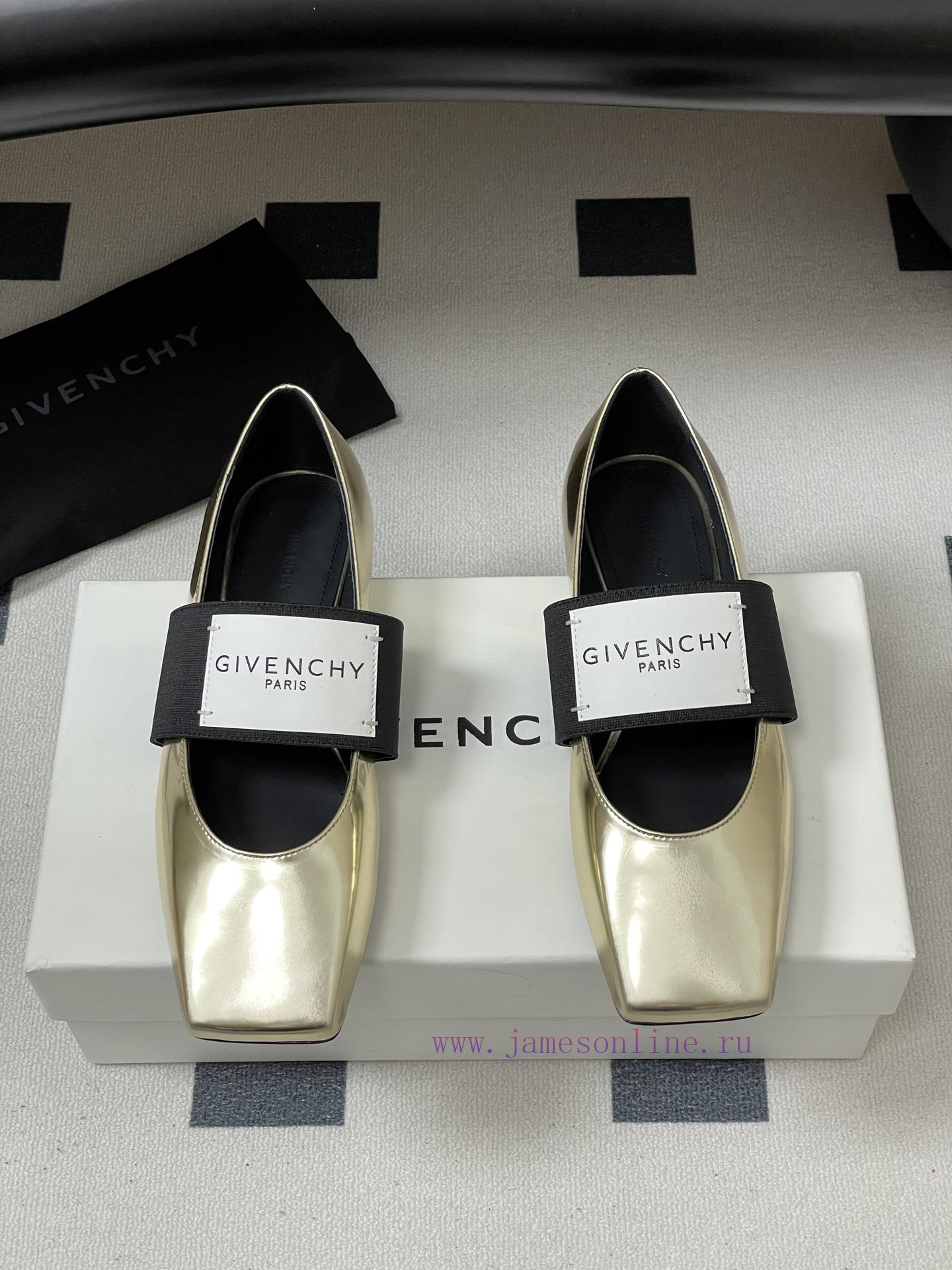 dunlop μποτες ασφαλειας | 2025Fw Early Autumn New GIVENCHY Givenchy Zhang Ruonan Same Style Sliced Square Ballet Flat Sho 8fewrul2 | γκουλη μποτακια χρωμα μπλε - Image 6