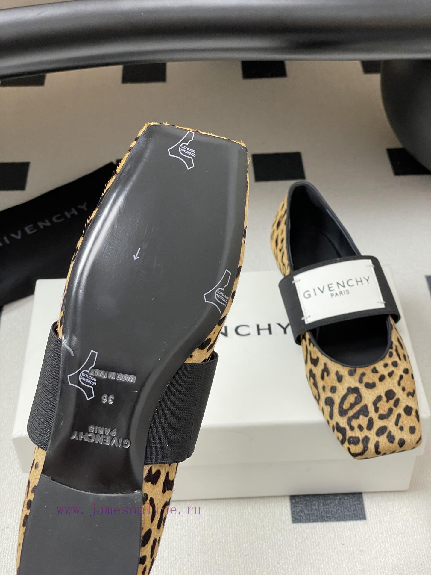τιμπερλαντ γυναικεια παπουτσια | 2025Fw Early Autumn New GIVENCHY Givenchy Zhang Ruonan Same Style Sliced Square Ballet Flat Sho bzcdrsvd | air force παπουτσια κοντα - Image 8