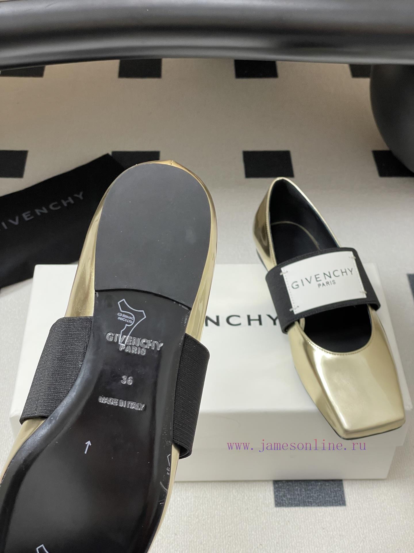 dunlop μποτες ασφαλειας | 2025Fw Early Autumn New GIVENCHY Givenchy Zhang Ruonan Same Style Sliced Square Ballet Flat Sho 8fewrul2 | γκουλη μποτακια χρωμα μπλε - Image 9