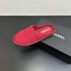 ανδρικα μοκασινια μοσκινο με τακουνι | CHANEL Chanel Style New Indoor Slippers With Half Toe CoverChanel's Slippers Are So Simple Yet 7wp5ac8u | μαύρα ανδρικά μποτάκια